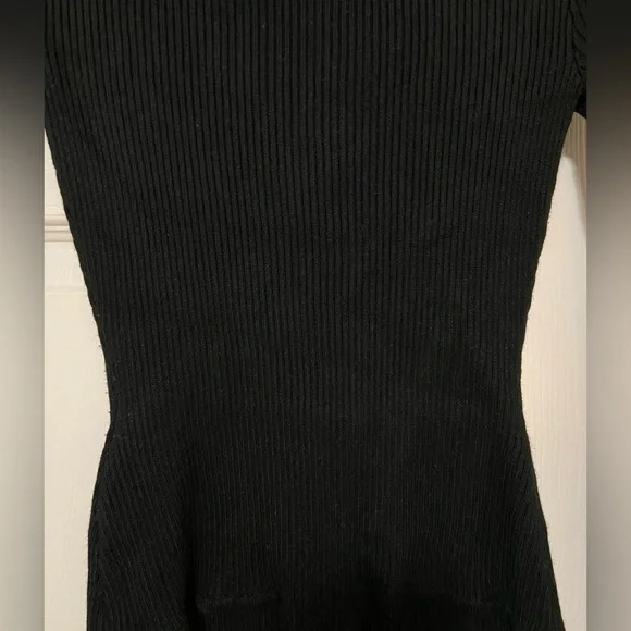 Abercrombie & Fitch Black Ribbed Long Sleeve Bodysuit - Picture 7 of 7